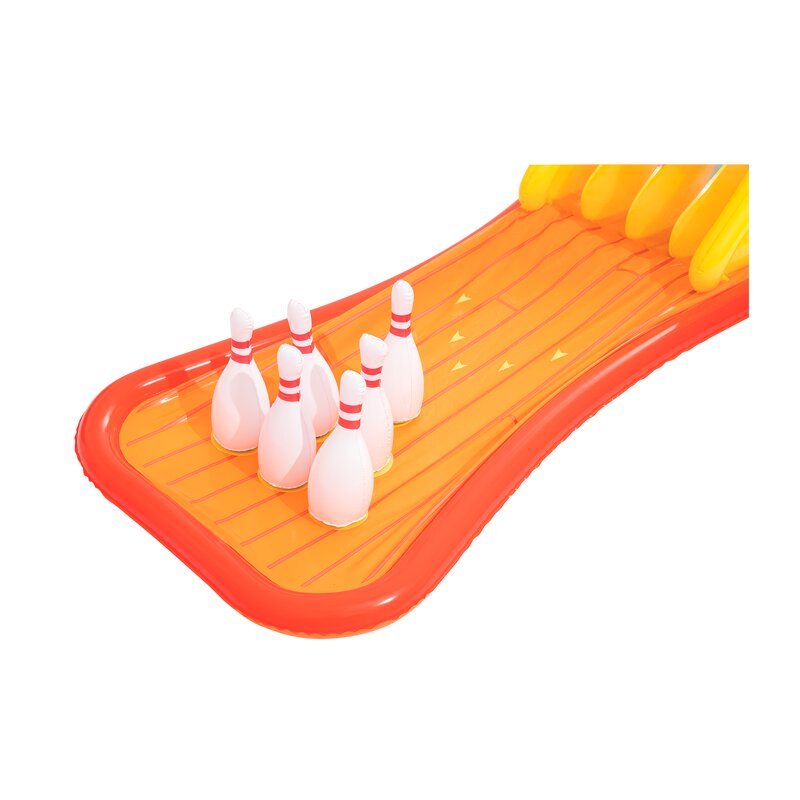 Centro de Juegos Parque Acuático Inflable Infantil Con Bolos De Boliche 435 x 213 x 117cm