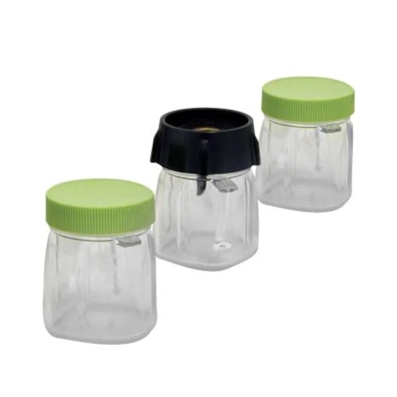 Vasos Mini De Licuadora Con Cuchilla Para Papillas Y Salsas para licuadoras Oster Paquete de 3 mini vasos para licuadora