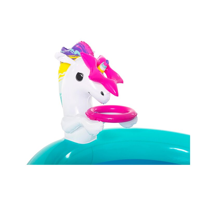 Parque Acuático Unicornio Mágico Inflable Infantil