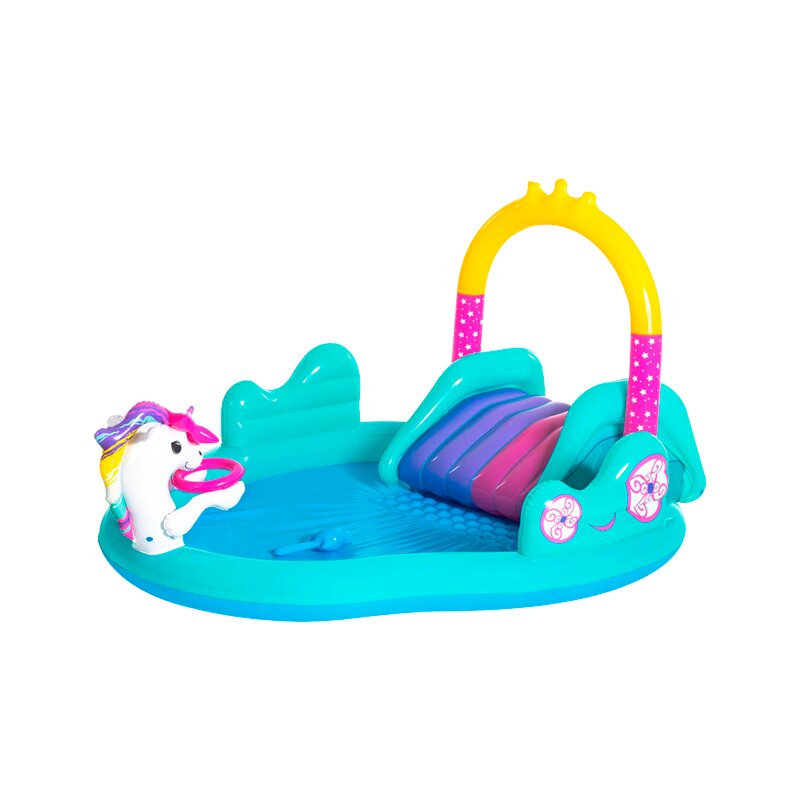 Parque Acuático Unicornio Mágico Inflable Infantil