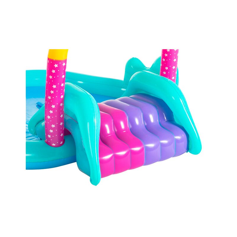 Parque Acuático Unicornio Mágico Inflable Infantil