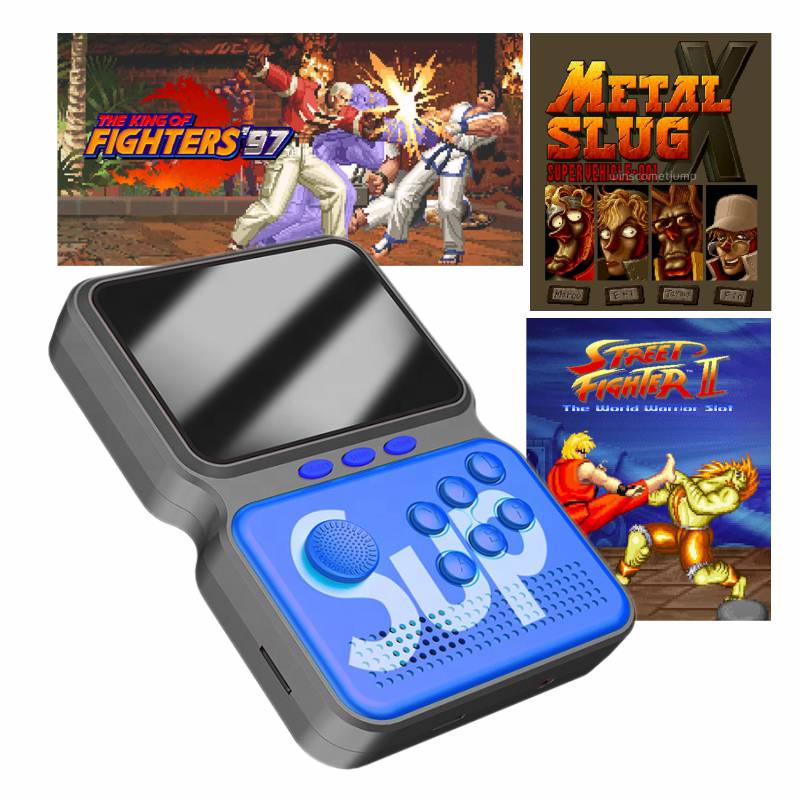 Consola Portatil Game Box Sup Azul 900 Juegos 3.5 Led