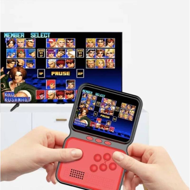 Consola Portatil Game Box Sup Azul 900 Juegos 3.5 Led