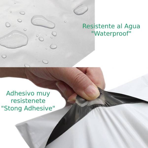 100 Bolsas Sobres Para Envios Paqueteria Ecommerce 35 X 45