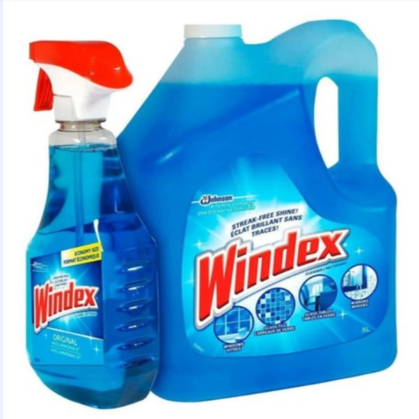 Windex Azul Limpiador De Cristales 1 Botella De 3.79l+946ml