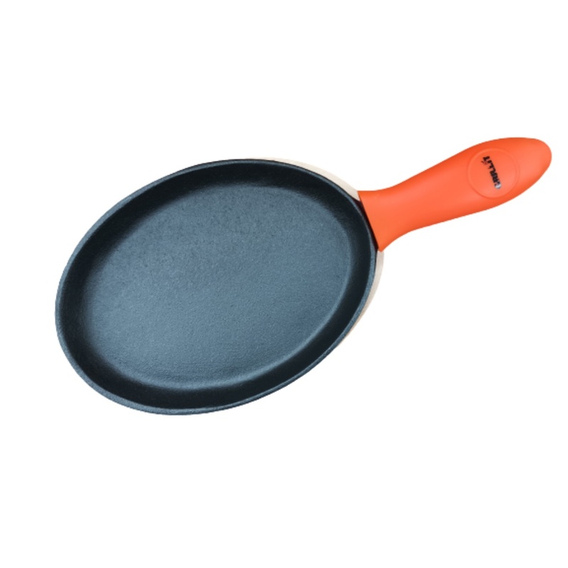 Sarten plano oval 24.7 cm con asa