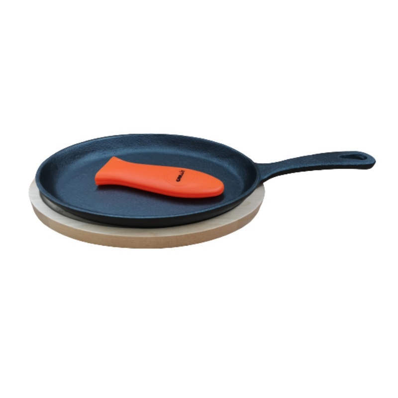 Sarten plano oval 24.7 cm con asa