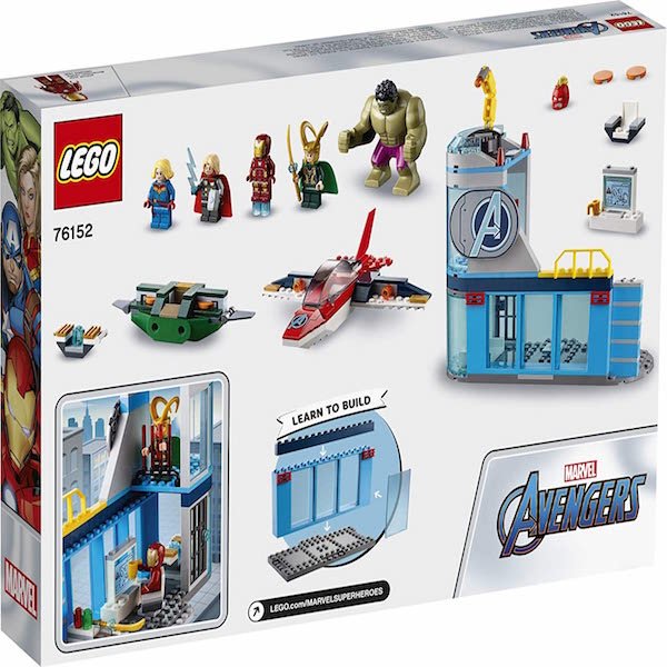 LEGO Genial Juguete de construcción Marvel Vengadores 76152 Ira de Loki, con Minifiguras y un Teseracto Marvel Vengadores (223 Piezas)