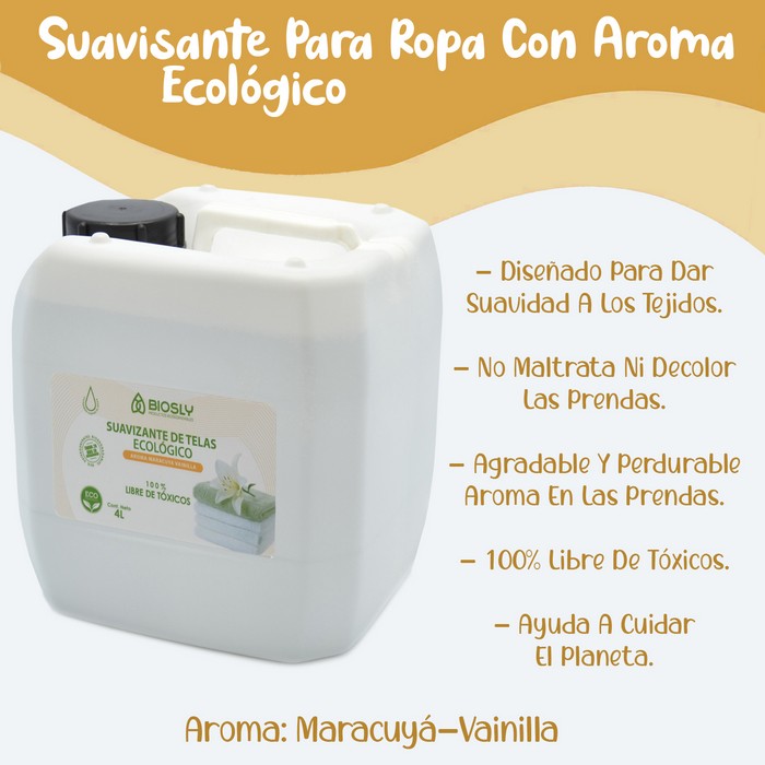 Suavizante Para Telas Aroma Maracuya Vainilla 4Lts Tabs