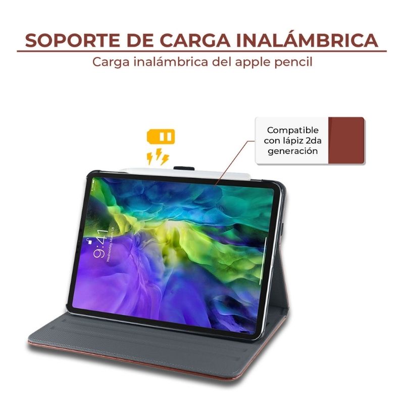Funda iPad Pro 11 (2020/2018) Piel Carcasa Elegante Case Apple Pencil