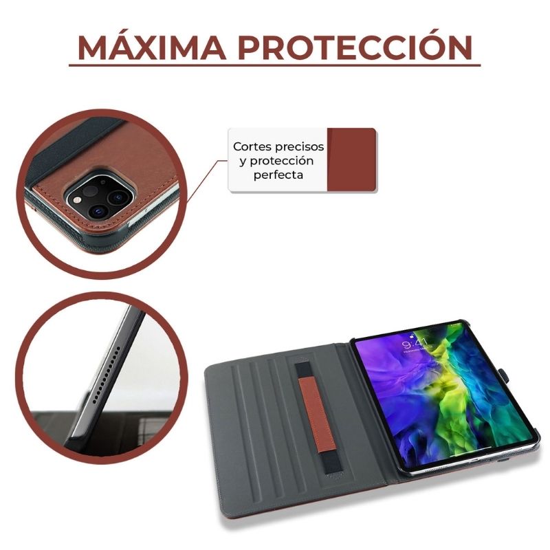 Funda iPad Pro 11 (2020/2018) Piel Carcasa Elegante Case Apple Pencil