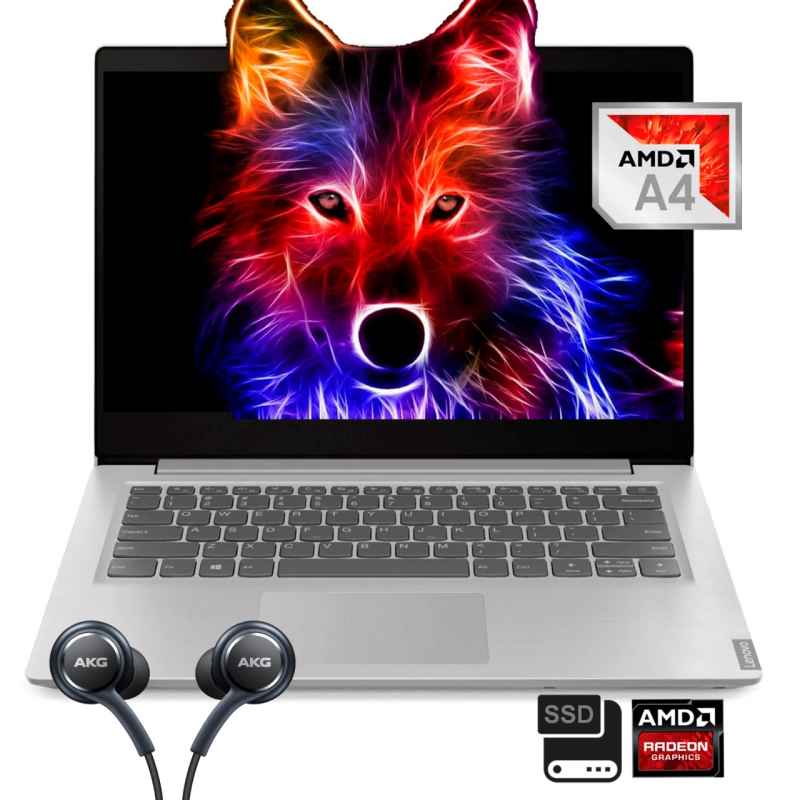 Laptop Lenovo S145-14AST AMD A4-9125 240GB SSD 8GB Ram Gris