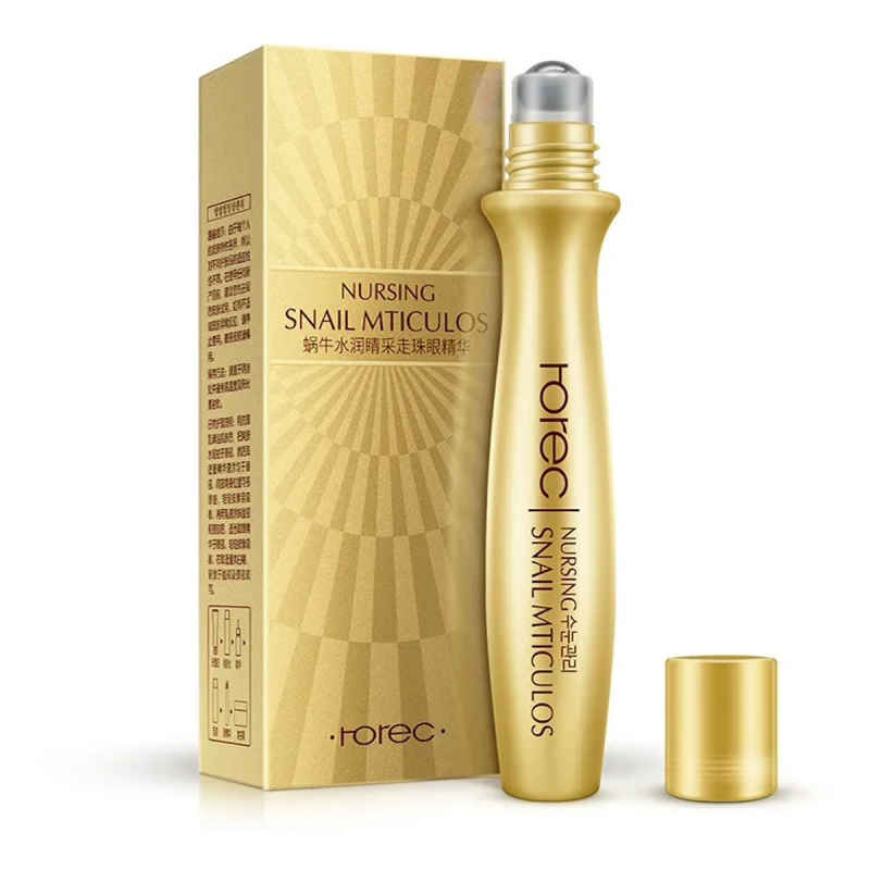 Serum Rorec Baba de Caracol x3 + Suero iluminador 24K Goldzan Partículas de Oro x3 + Regalo Cepillo Silicon + Rodillo Jade - 6PACK
