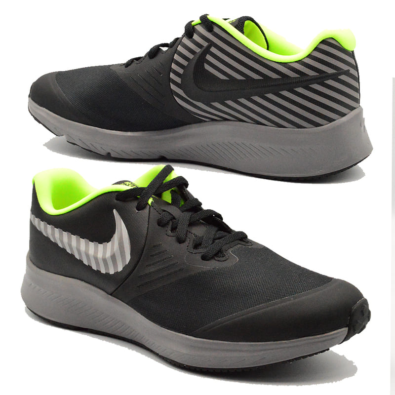 Tenis Nike Star Runner 2 HZ - CI5371 001 + Bocina Bluetooth + regalo 6 pack de calcetines