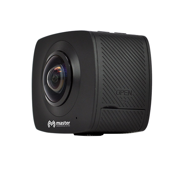 Camara Deportiva Sumergible Toma Videos en 360 Grados Incluye Carcasa y Tripie / Master / MS-360DOBLENTE
