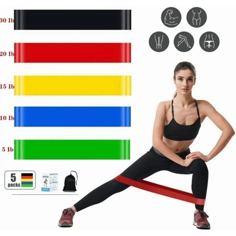 Bandas De Ejercicios De Resistencia Para El Hogar O Gimnasio