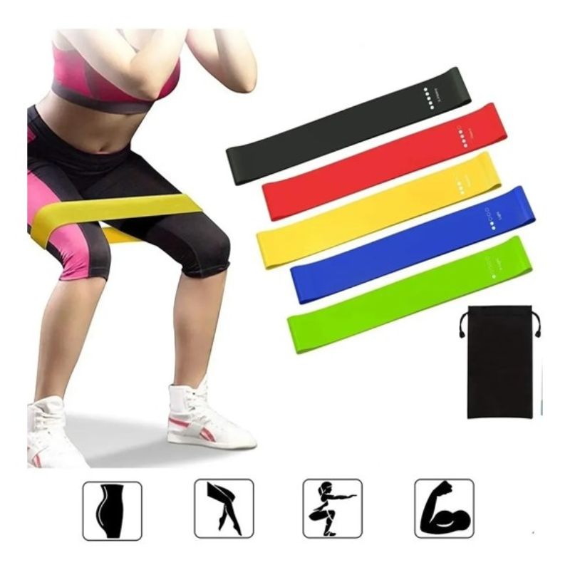 Bandas De Ejercicios De Resistencia Para El Hogar O Gimnasio