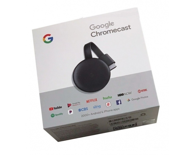 Google Chromecast negro 3ra generacion (ga00439-us)