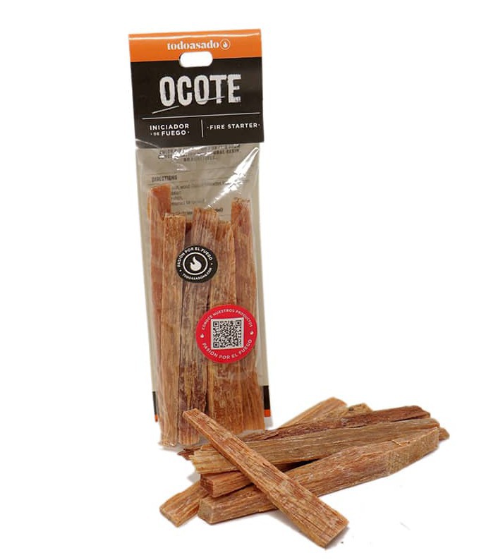 Ocote, iniciador de fuego 50 gramos, 10 Pack