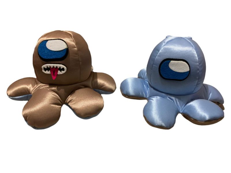 Octopus Plush Pulpito Reversible De Among Us Pulpo Reversible De