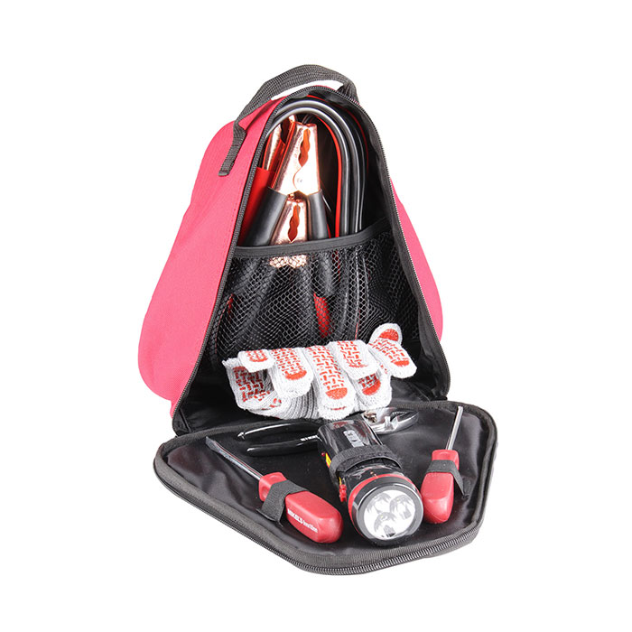 Kit Emergencia Automotriz con Cables Pasa Corriente Vial