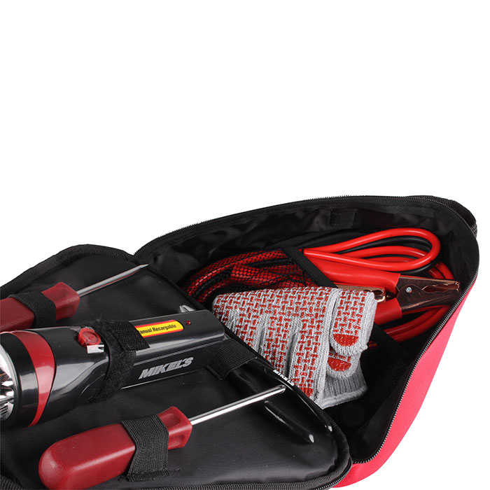 Kit Emergencia Automotriz con Cables Pasa Corriente Vial