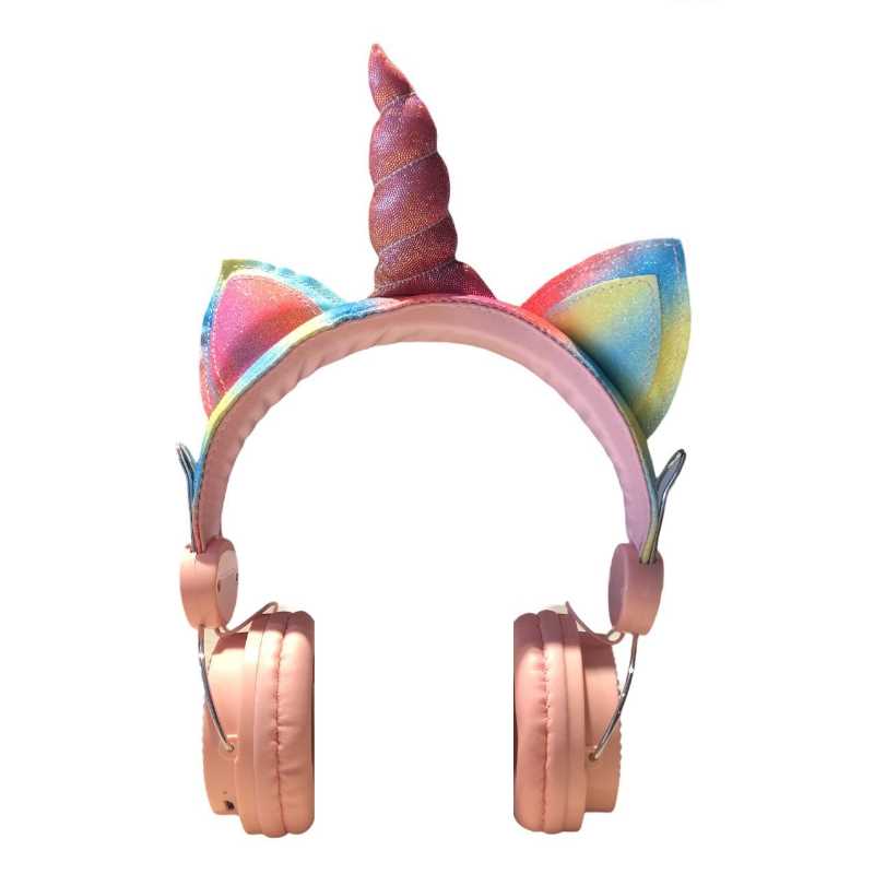 Audifonos de  unicornio Gadgets & fun  con micrófono diadema para niños audio HD bluetooth