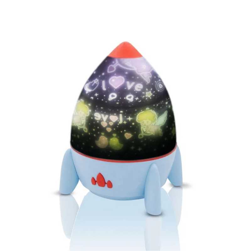 Proyector de estrellas Gadgets & fun  para habitación de batería recargable  3 en 1  lampara de noche  proyector giratoriao y caja musical