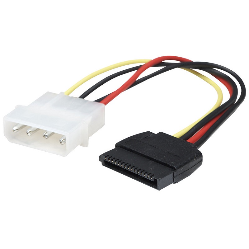 CABLE ALIMENTACION SATA MANHATTAN 0.16M MOLEX 4 PINES A SATA 15 PINES