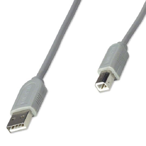 CABLE USB 1.1 MANHATTAN A-B 3 MTS GRIS