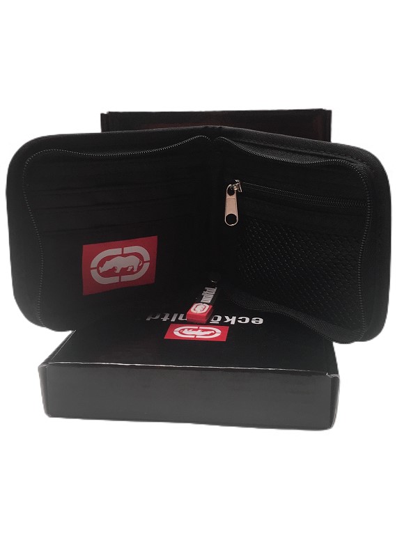 CARTERA ECKO UNLIMITED ORIGINAL AZUL M CON COLORES