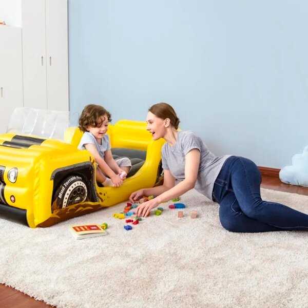 Cama Inflable en Forma de Carro Infantil para Niños