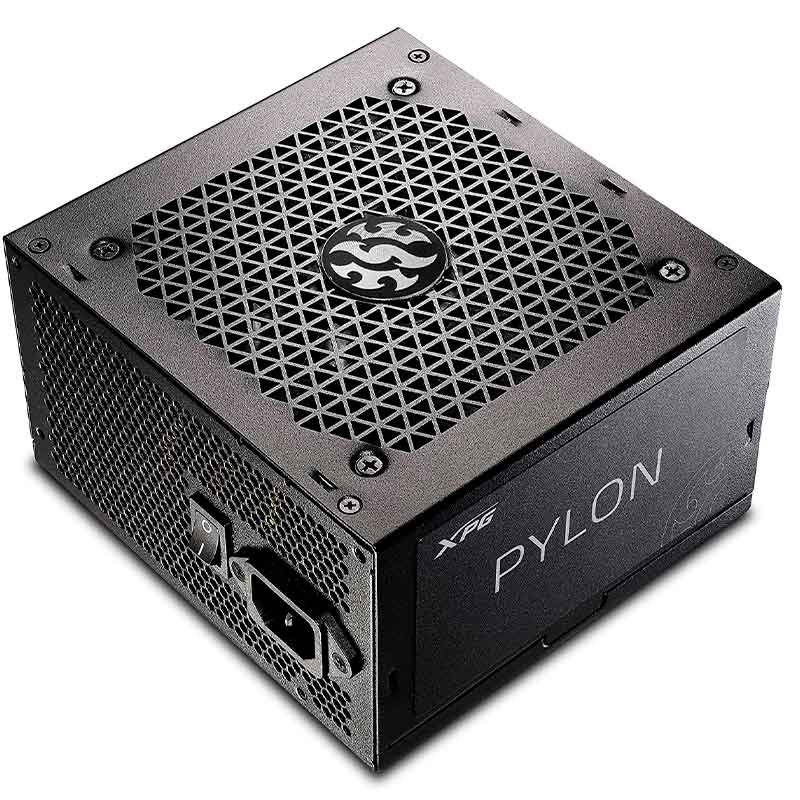 Fuente De Poder PC 650W Gamer XPG PYLON 80 Plus Bronze PYLON650B-BKCUS 