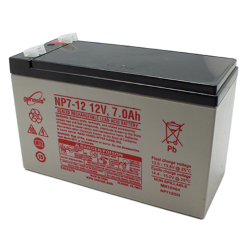 Bateria Recargable 12V/7Ah Genesis (Yuasa) Np 7-12