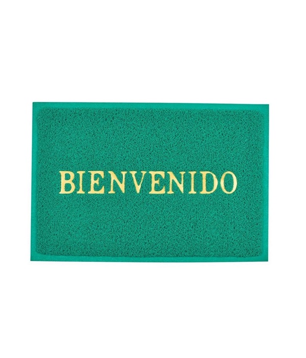 Tapete De Entrada Con Leyenda Bienvenido Colores Disponibles