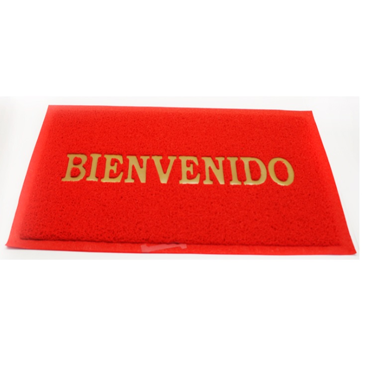 Tapete De Entrada Con Leyenda Bienvenido Colores Disponibles