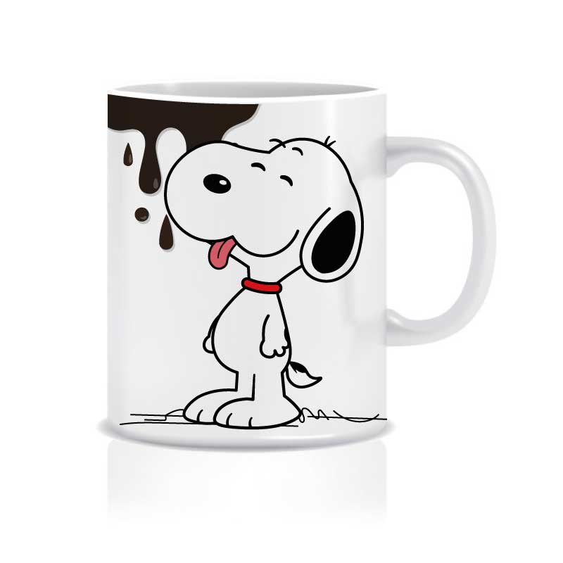 Taza SNOOPY MANCHA CAFE Cerámica 11oz, Coffee Tea Mug SNOOPY