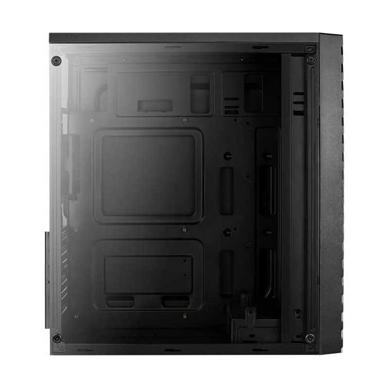 GABINETE AEROCOOL STREAK NEGRO RGB ATX S/FUENTE ACRILICO STREAK/BK