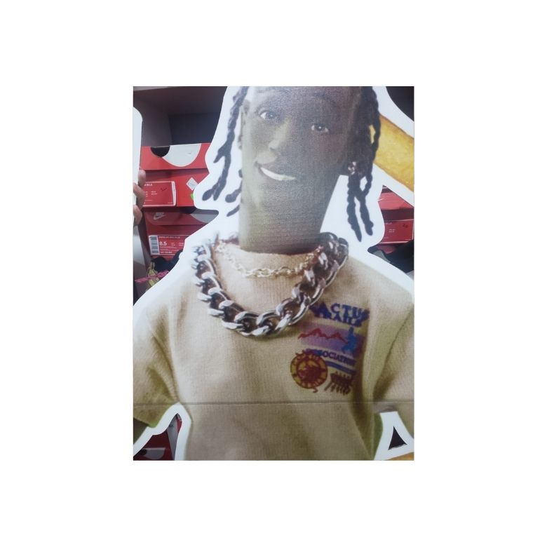 Travis Scott Cactus Jack Figura Carton Mc Donald's /Coleccionable/