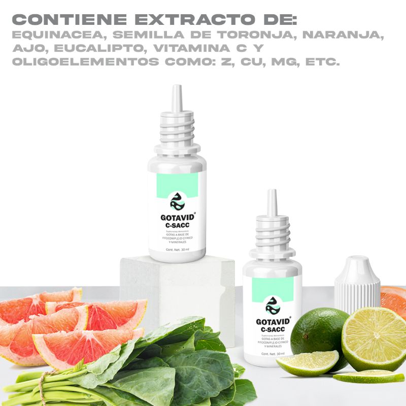Gotavid - Gotas a Base de Fitocomplejo Cítrico y Minerales
