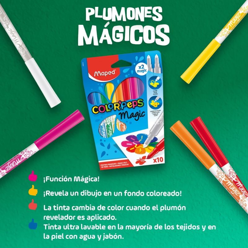 Plumones Mágicos Cambian De Color - Marcadores Mágicos