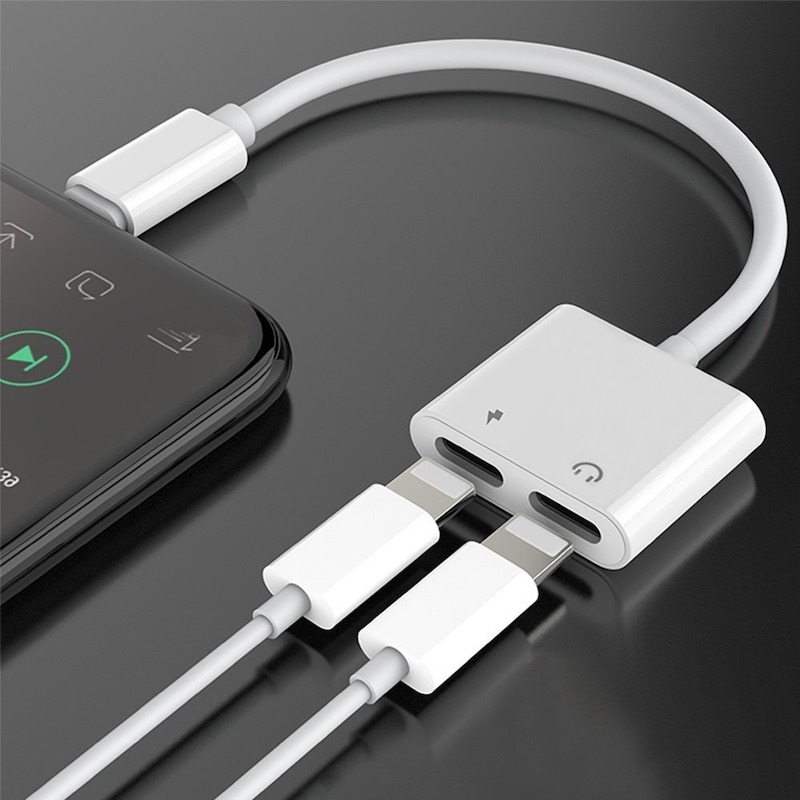 Adaptador De iPhone Lightning y Aux Audífonos Para Iphone