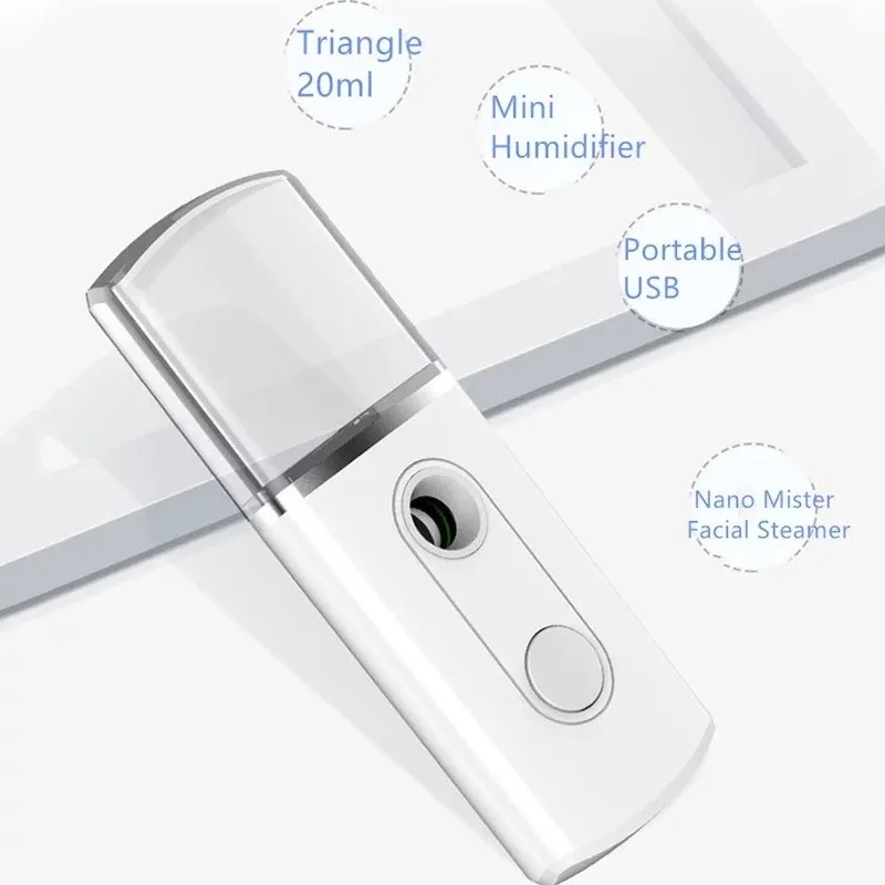 Nano Mister  Vaporizador Humidificador Portátil Multiuso Vaporizador Desinfectante Portátil recargable de bolsillo.