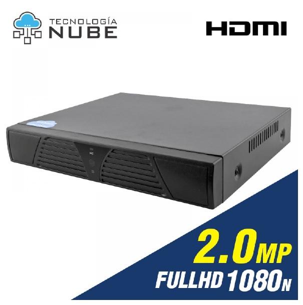 Bytek Grabador DVR 4 canales de 2.0mp 1080n Full HD
