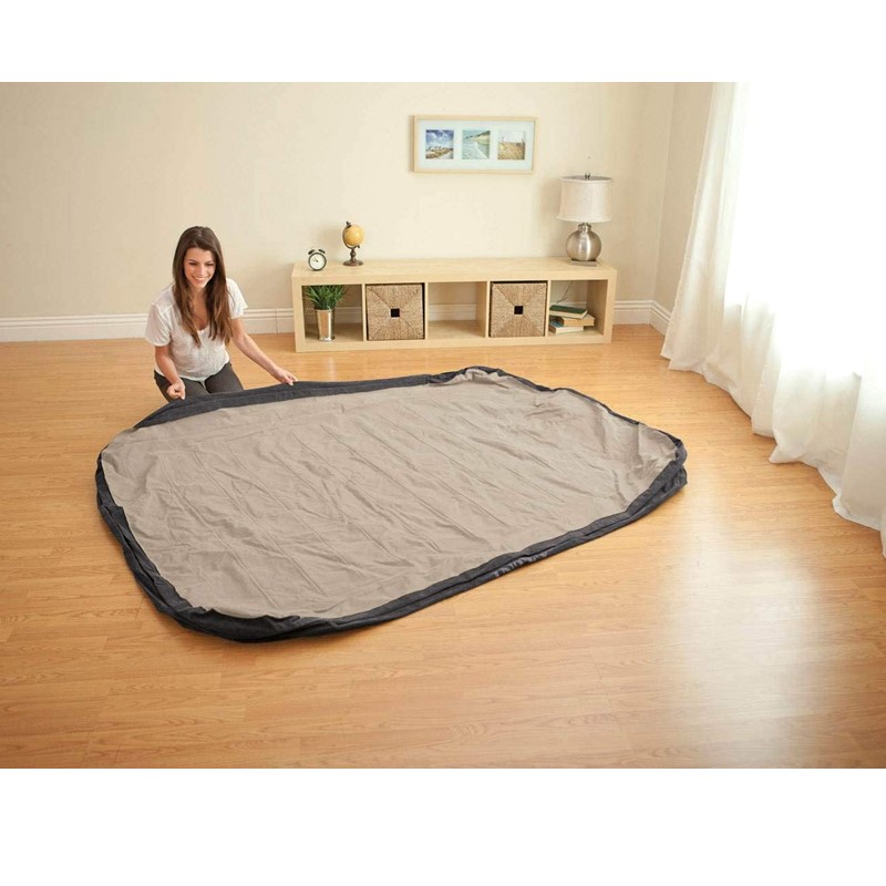 Colchón Inflable Intex Queen Size Con Bomba Eléctrica CST