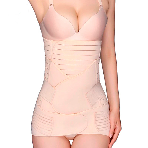 Faja Postparto Ajustable Reductora 3 Pzs Vientre Maternidad