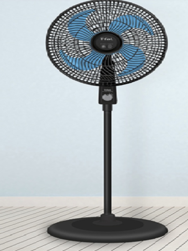 Ventilador T-fal VE3179X0 ECOFORCE DE PEDESTAL 16P ALB.