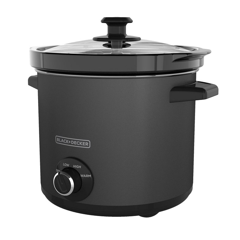 Olla De Cocción Lenta 4 Litros Negra Black+Decker