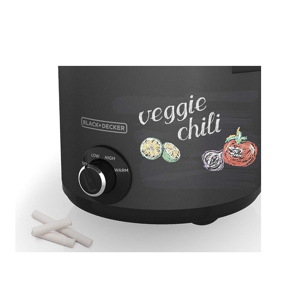 Olla De Cocción Lenta 4 Litros Negra Black+Decker