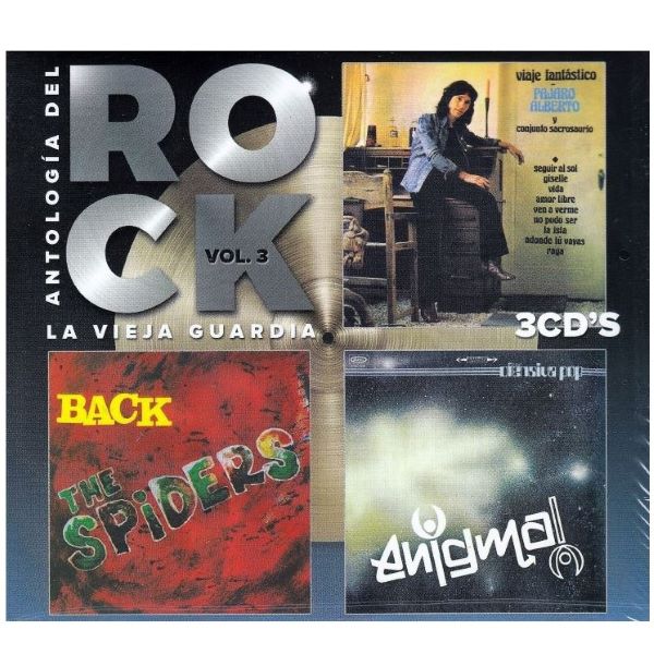CD Pájaro Alberto, The Spiders, Enigma ~ Antología del Rock vol. 3 (3CD) 